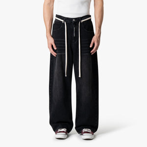 CORE DENIM JEANS | WASHED BLACK