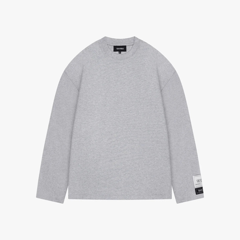 FW26 BASE LONGSLEEVE | GREY MELEE