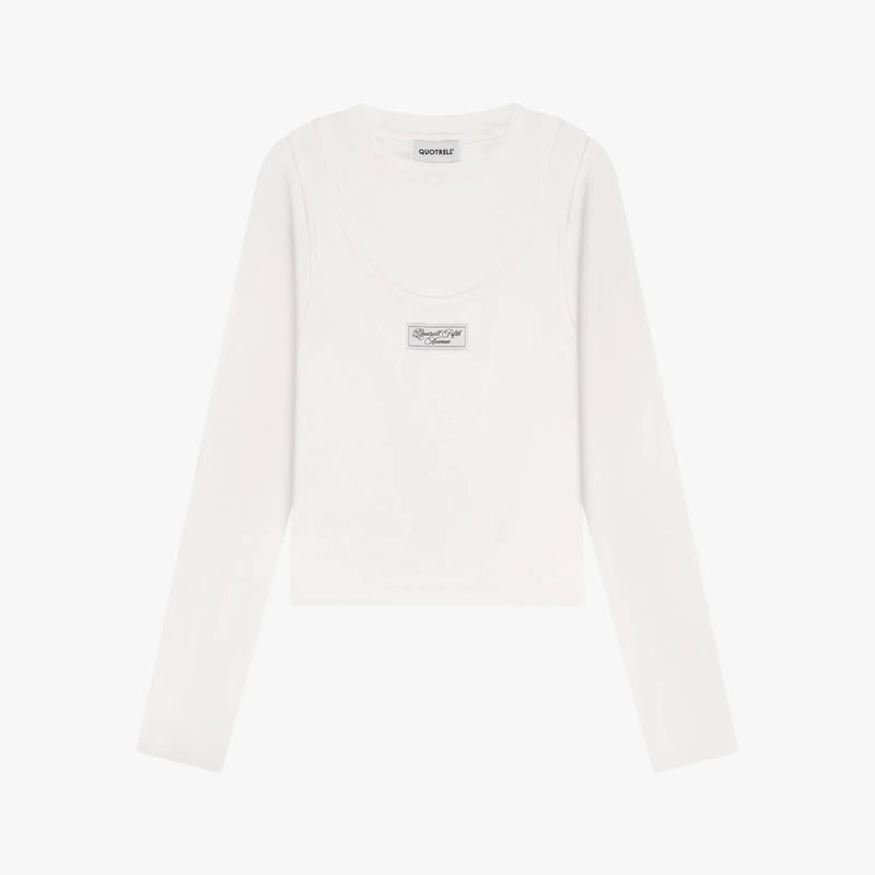 FW26 DOUBLE TOP | WHITE