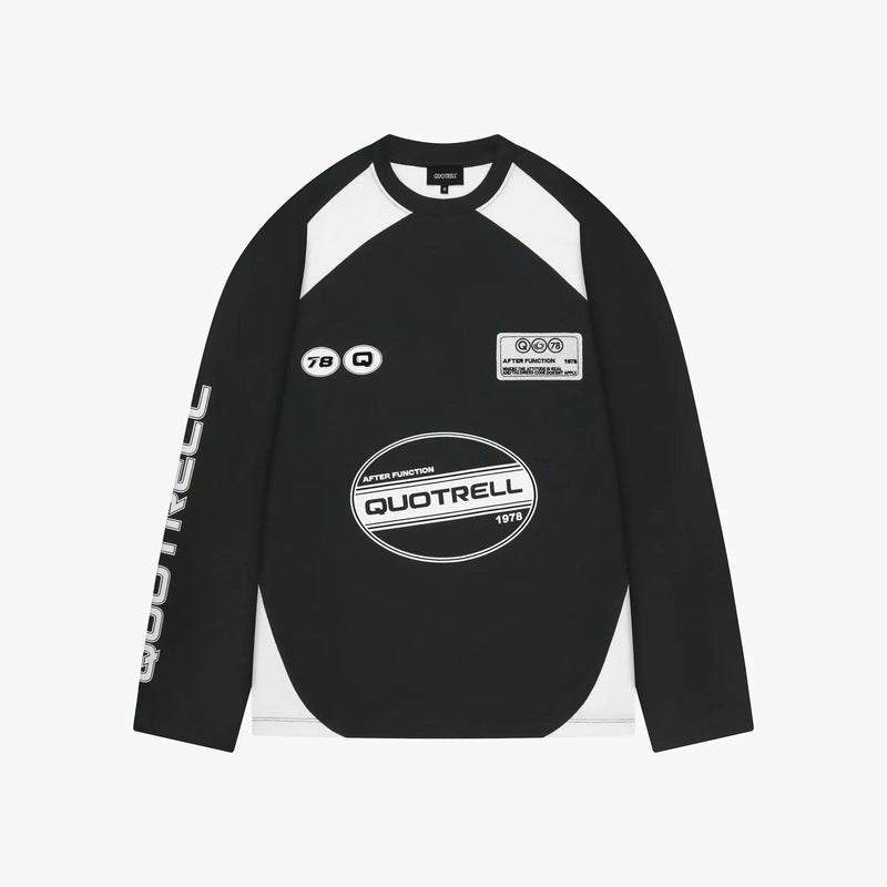 FW26 FRAME LONGSLEEVE | BLACK/WHITE