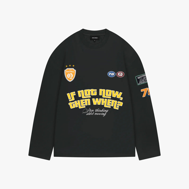 FW26 GRID LONGSLEEVE | BLACK