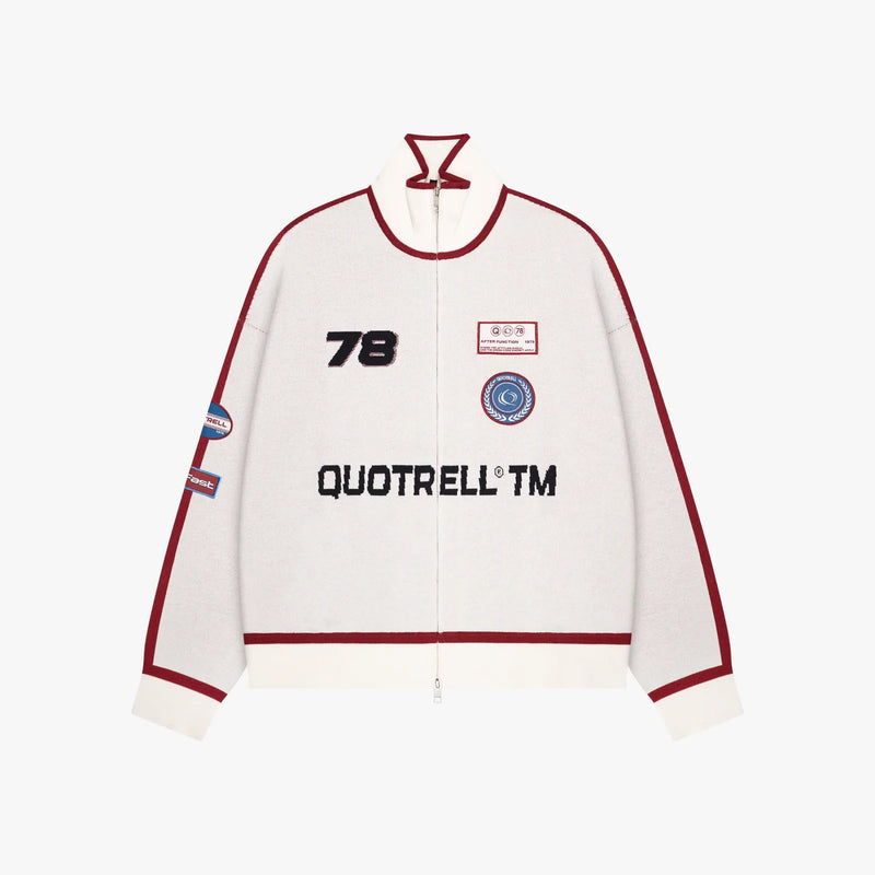 FW26 MAX KNITTED ZIP | ECRU