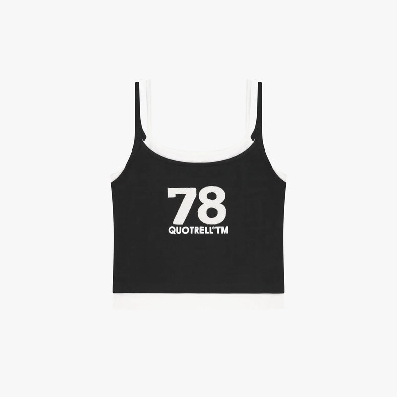 FW26 NAOMI TOP | BLACK/WHITE