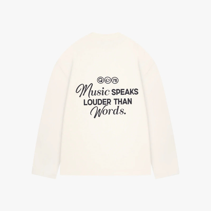 FW26 WILL LONGSLEEVE | ECRU/PURPLE