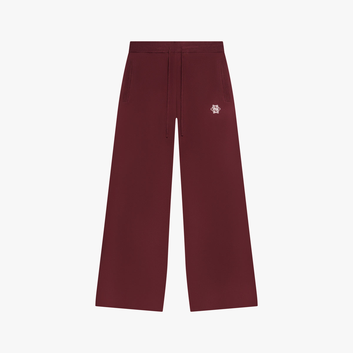 Chloe Knitted Cardigan Set in burgundy