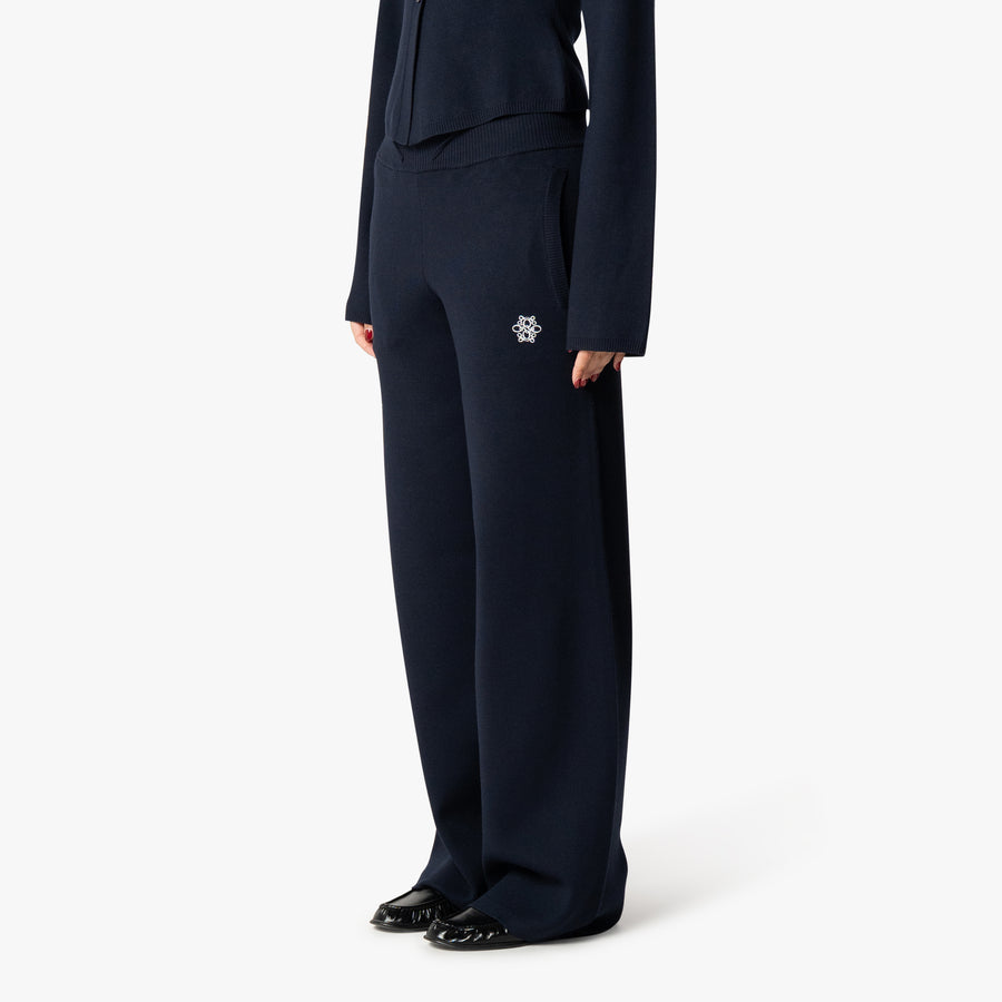 CHLOE STRICKHOSE | MARINEBLAU/WEISS
