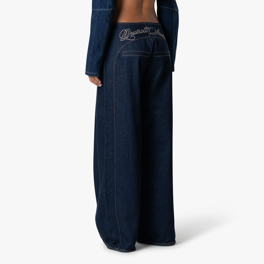CLIP DENIM JEANS | INDIGO
