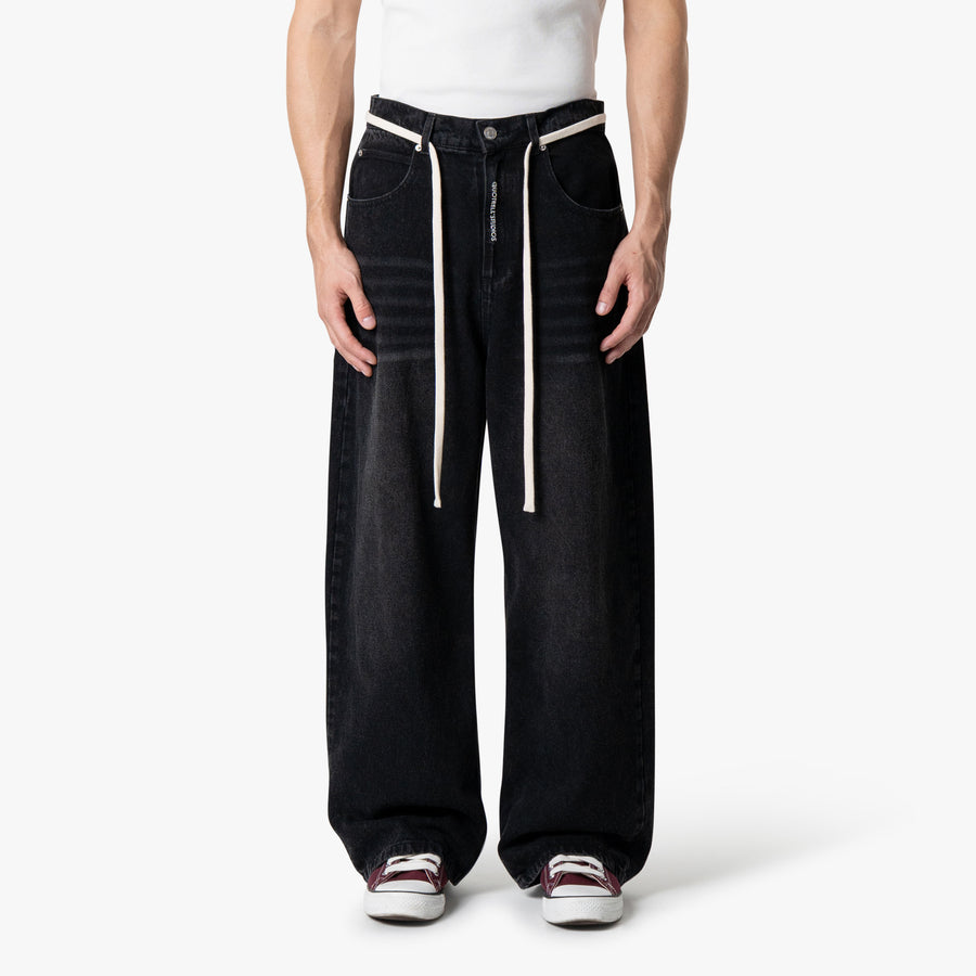 CORE DENIM JEANS | WASHED BLACK