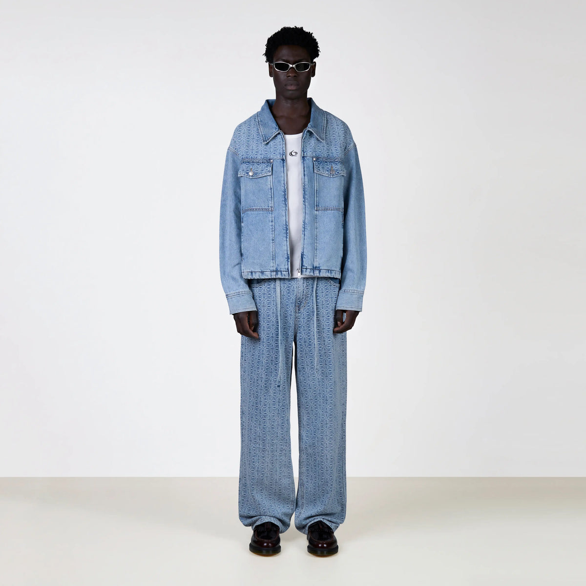 Rocco Denim Jacket in washed blue