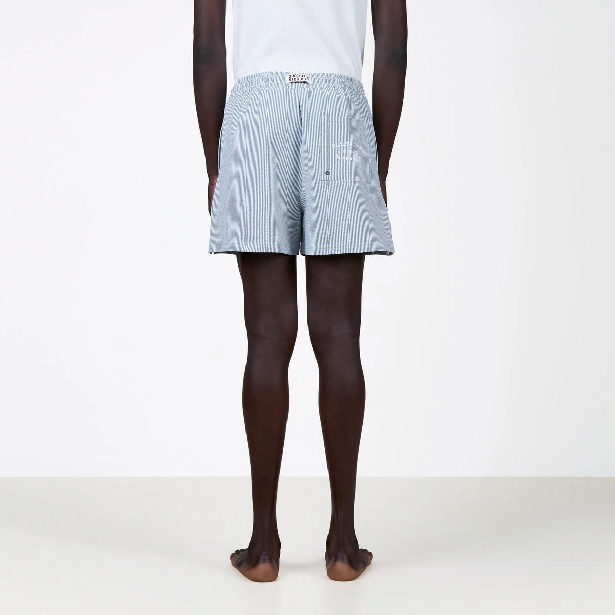 Structure Swimshort in blue striped