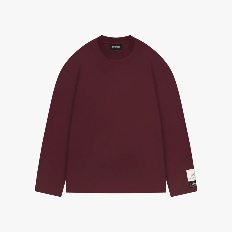 FW26 BASE LONGSLEEVE | BURGUNDY
