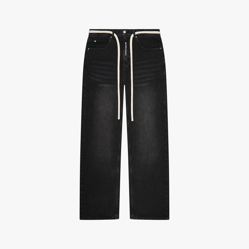 CORE DENIM JEANS WASHED BLACK