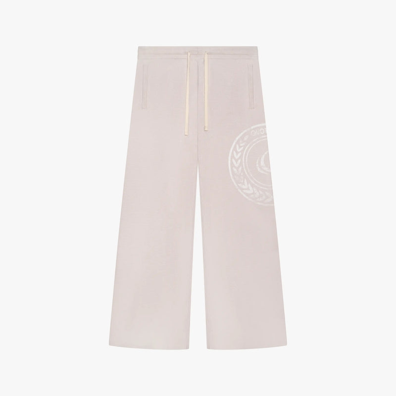 EMBLEM JOGGING PANTS WASHED BEIGE