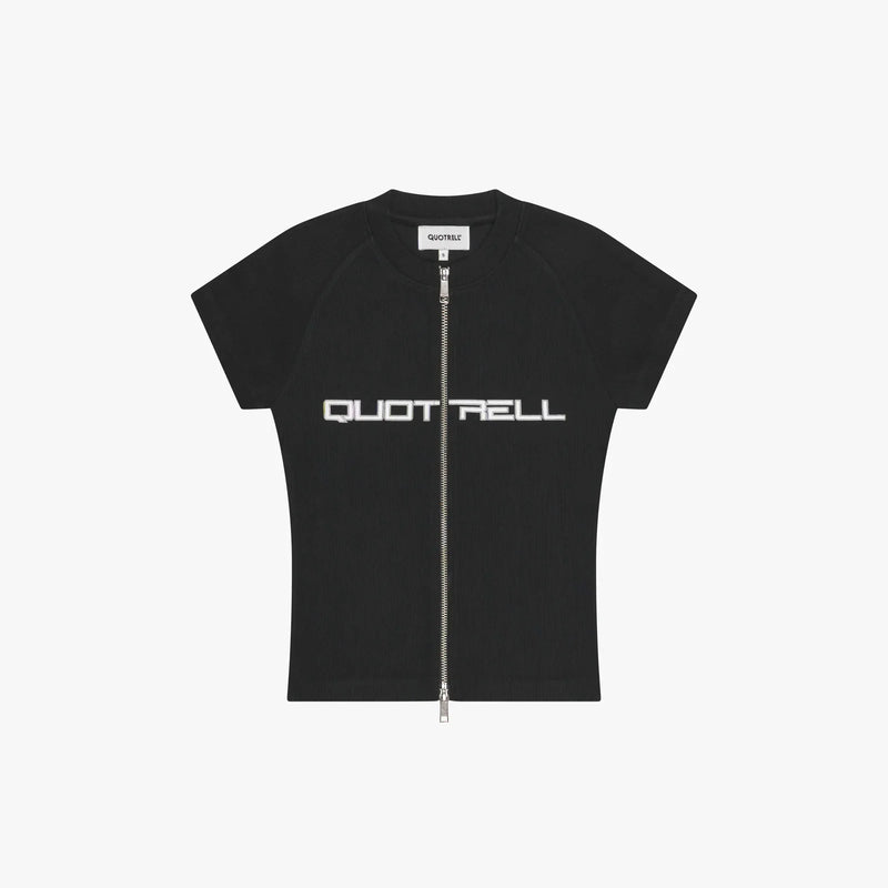 FW26 INDY ZIP TOP | BLACK