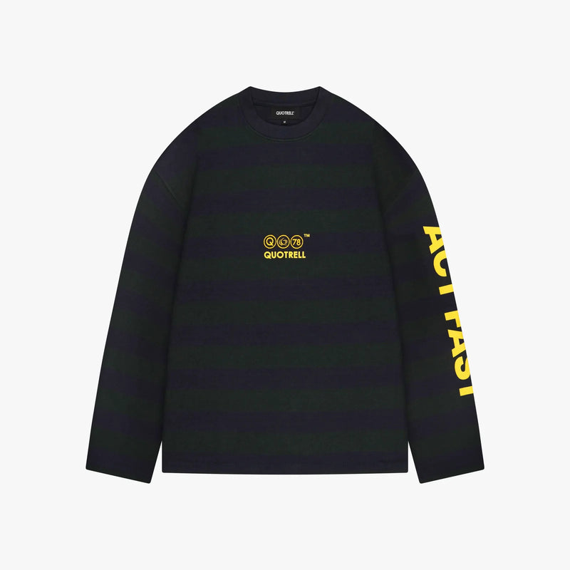FW26 MOVING LONGSLEEVE | NAVY/WHITE