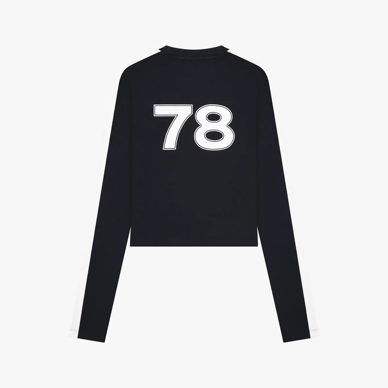 FW26 MYL TOP | NAVY/WHITE