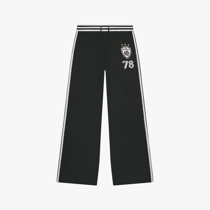NAOMI KNITTED PANTS BLACK/WHITE
