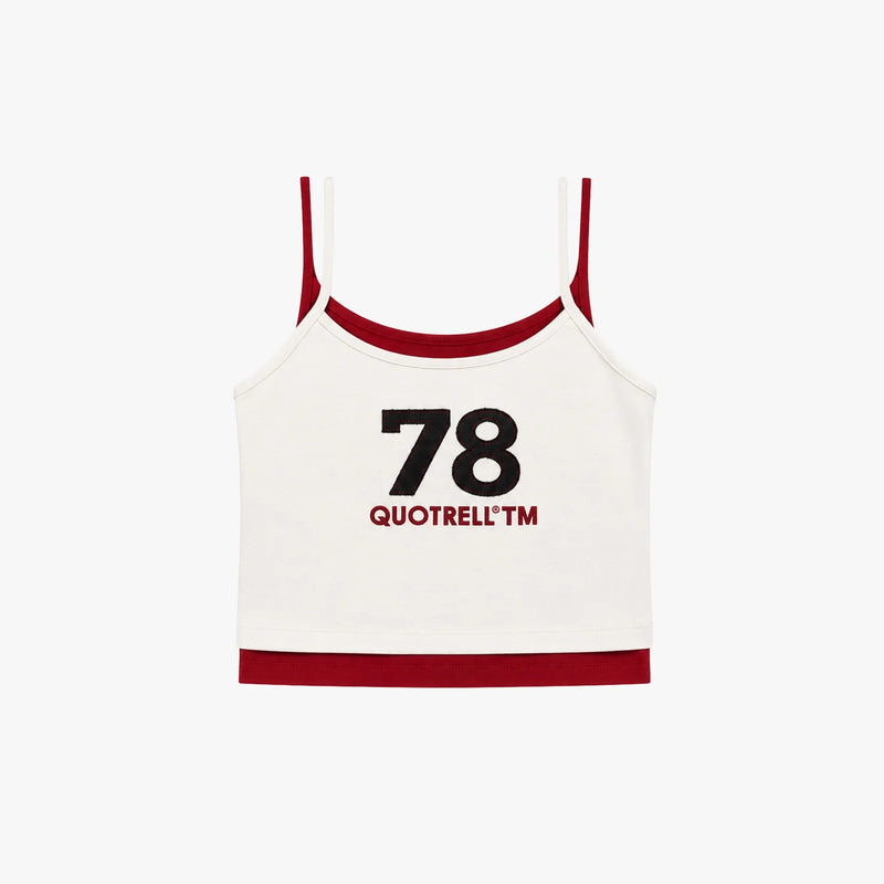 FW26 NAOMI TOP | ECRU/NAVY