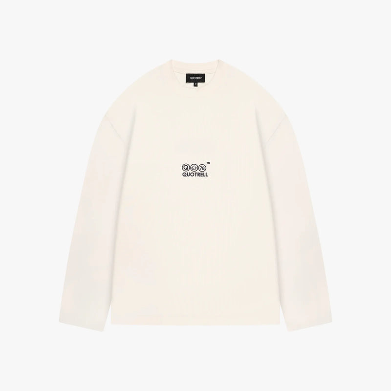 FW26 WILL LONGSLEEVE | ECRU/PURPLE