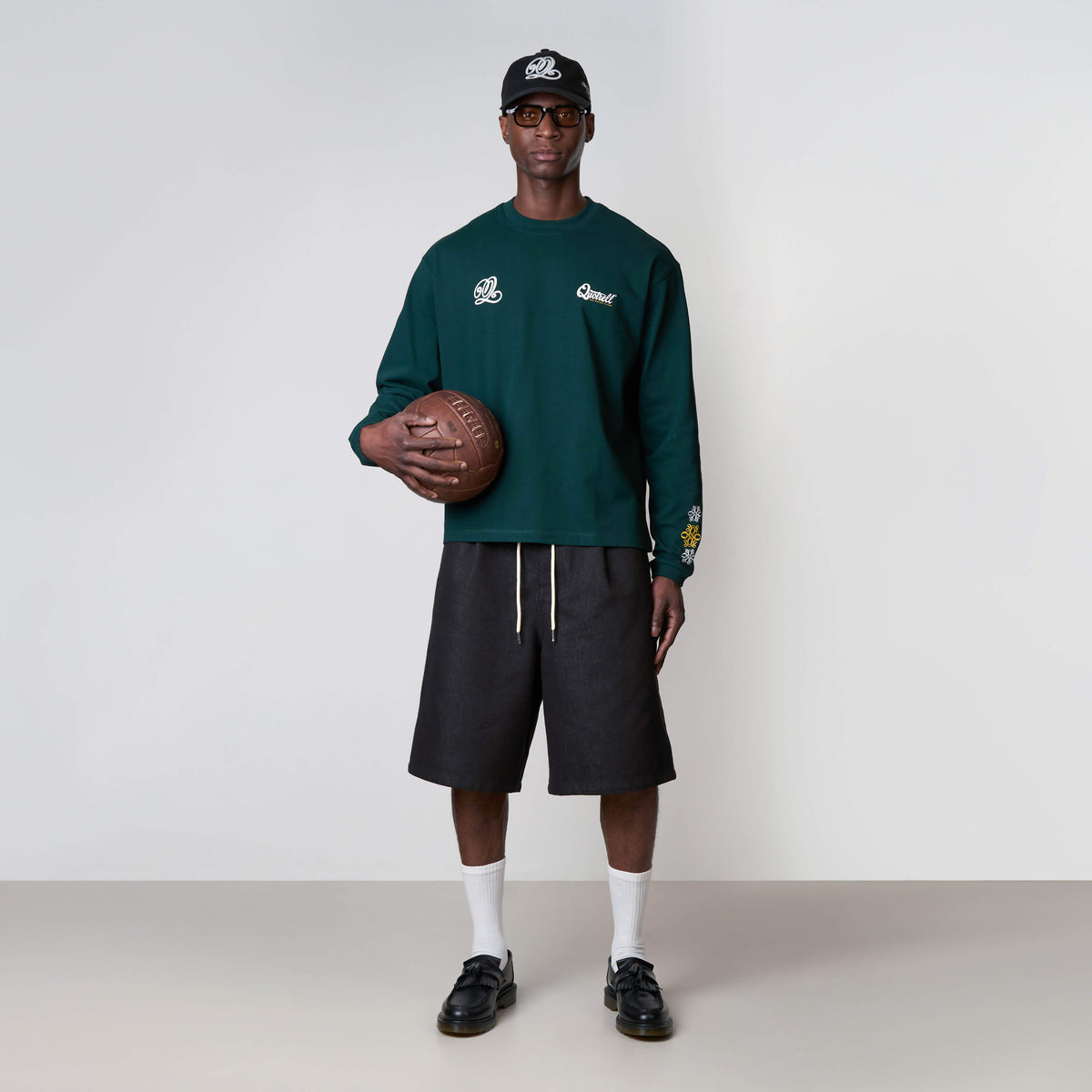 Louis Longsleeve in green and yellow