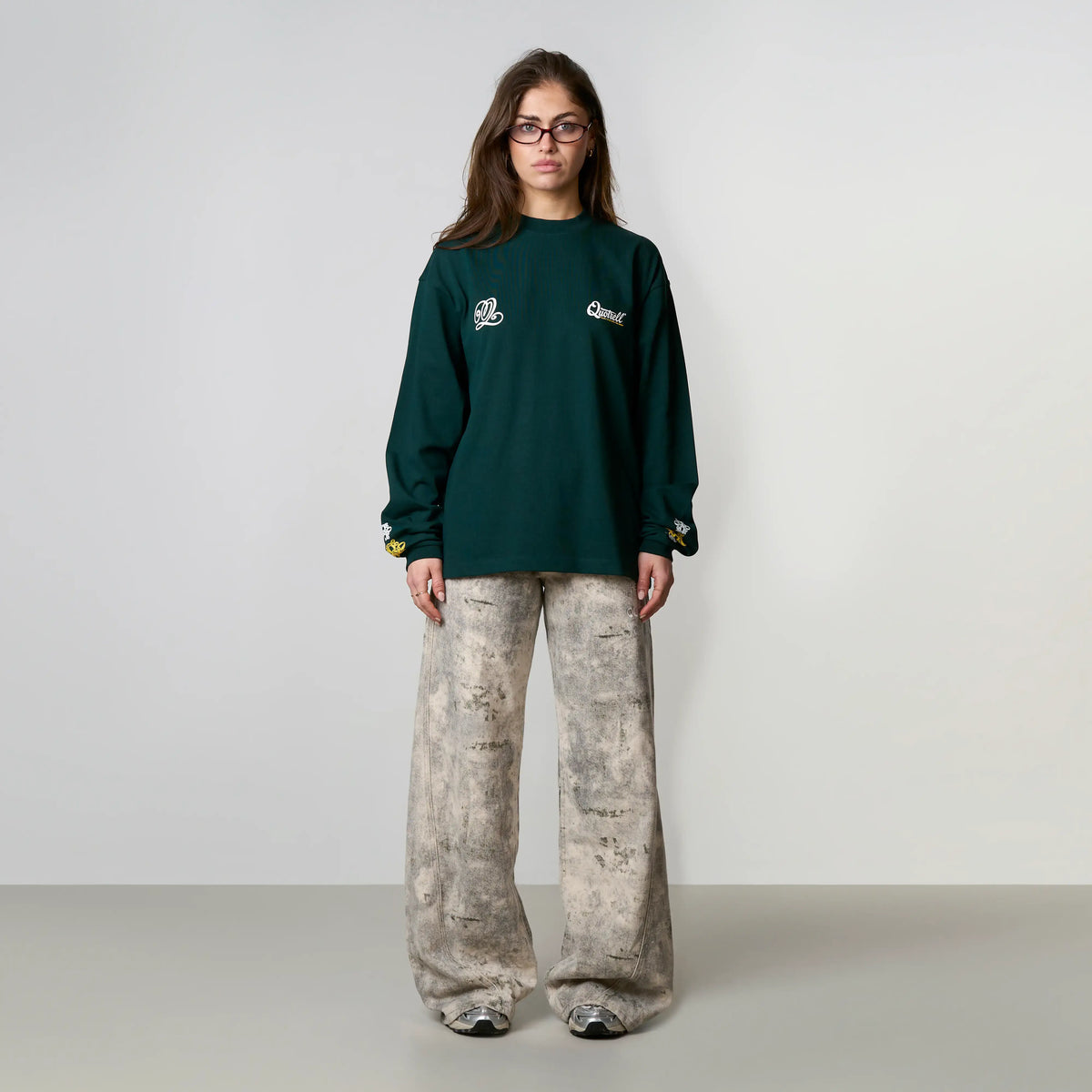 Louis Longsleeve in green and yellow