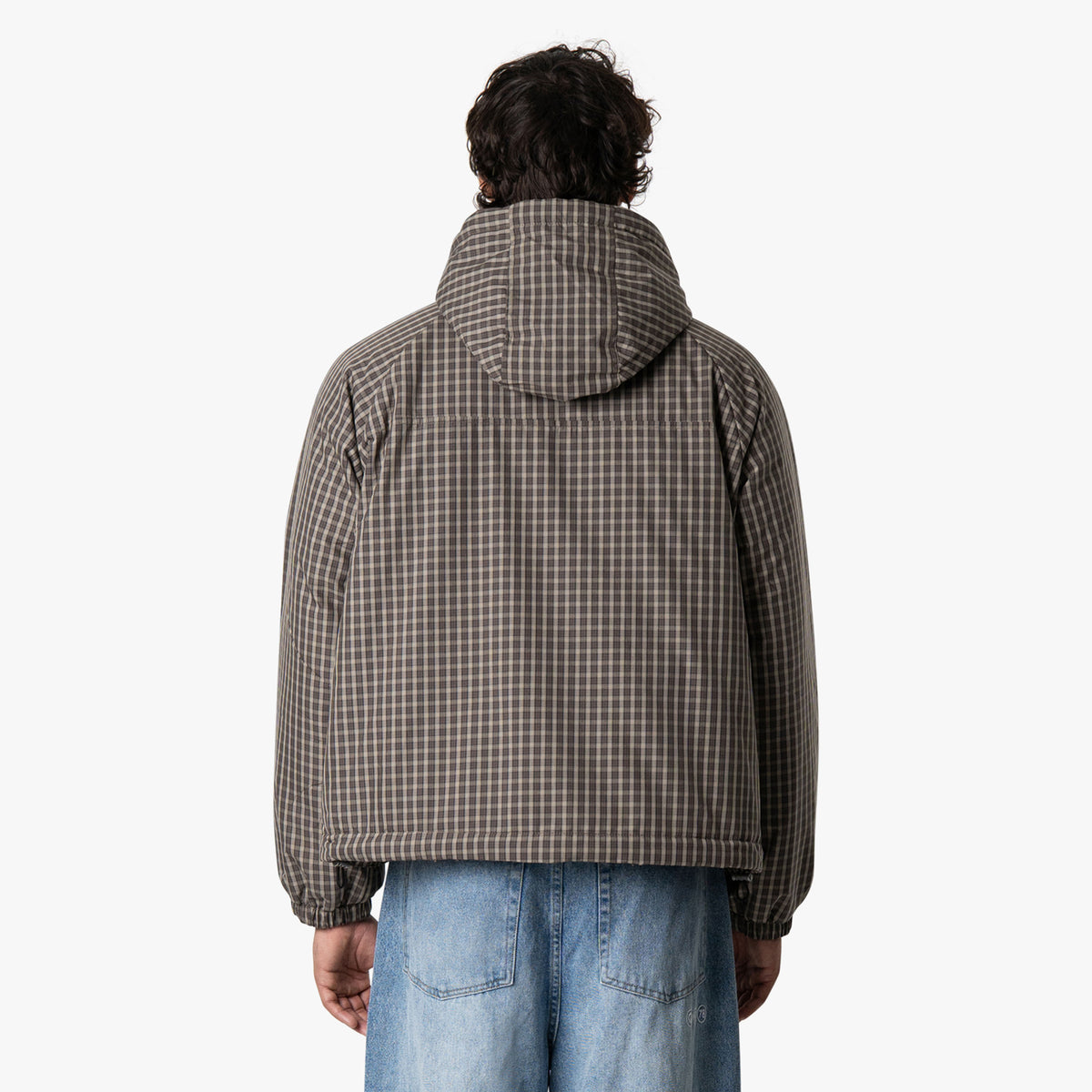Plaid Jacket in beige plaid