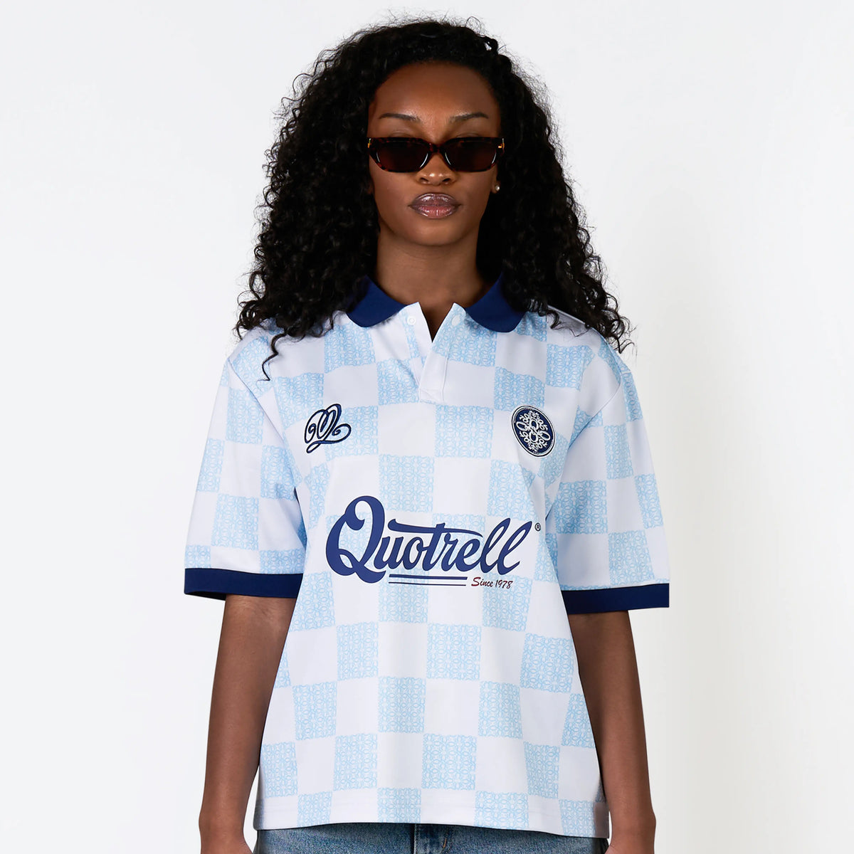 Jayden Jersey in light blue and white