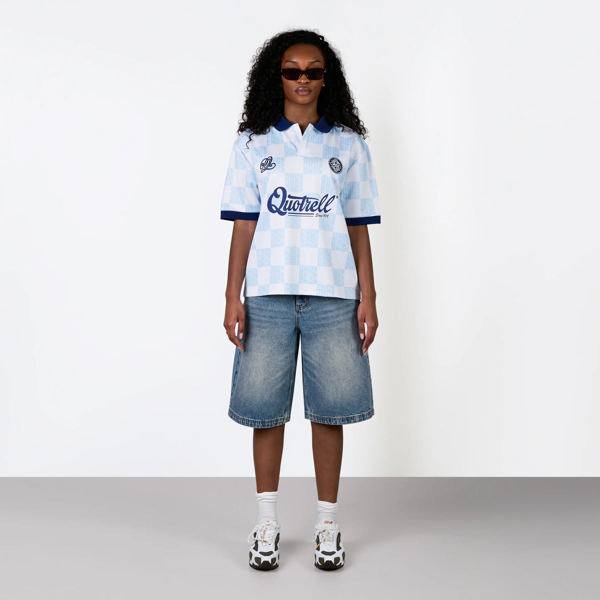 Jayden Jersey in light blue and white