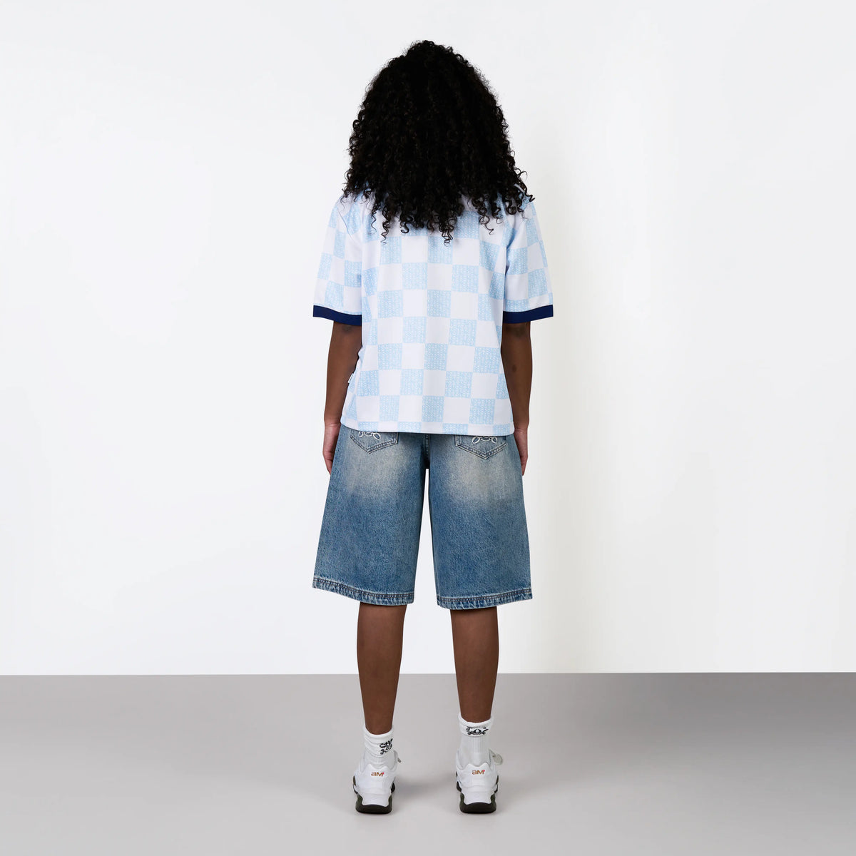 Jayden Jersey in light blue and white