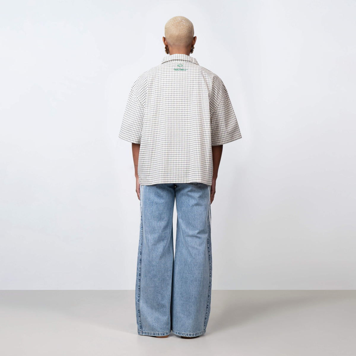 Morals Shirt in white and green