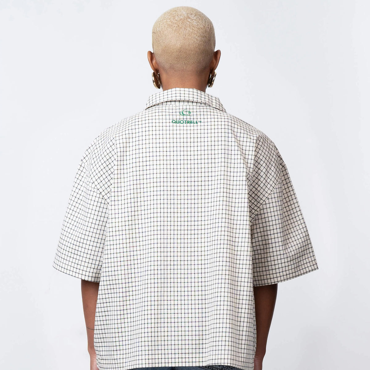 Morals Shirt in white and green