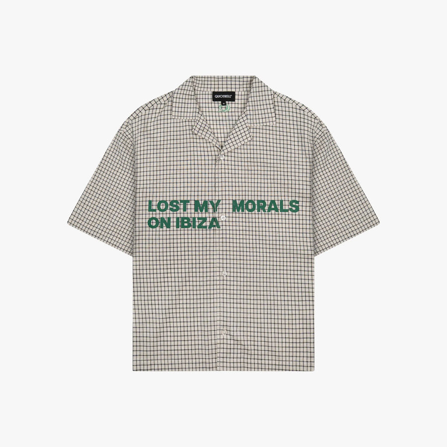MORALS SHIRT | WHITE/GREEN