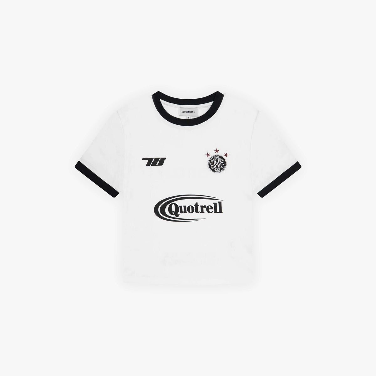 Kira Top in white and black