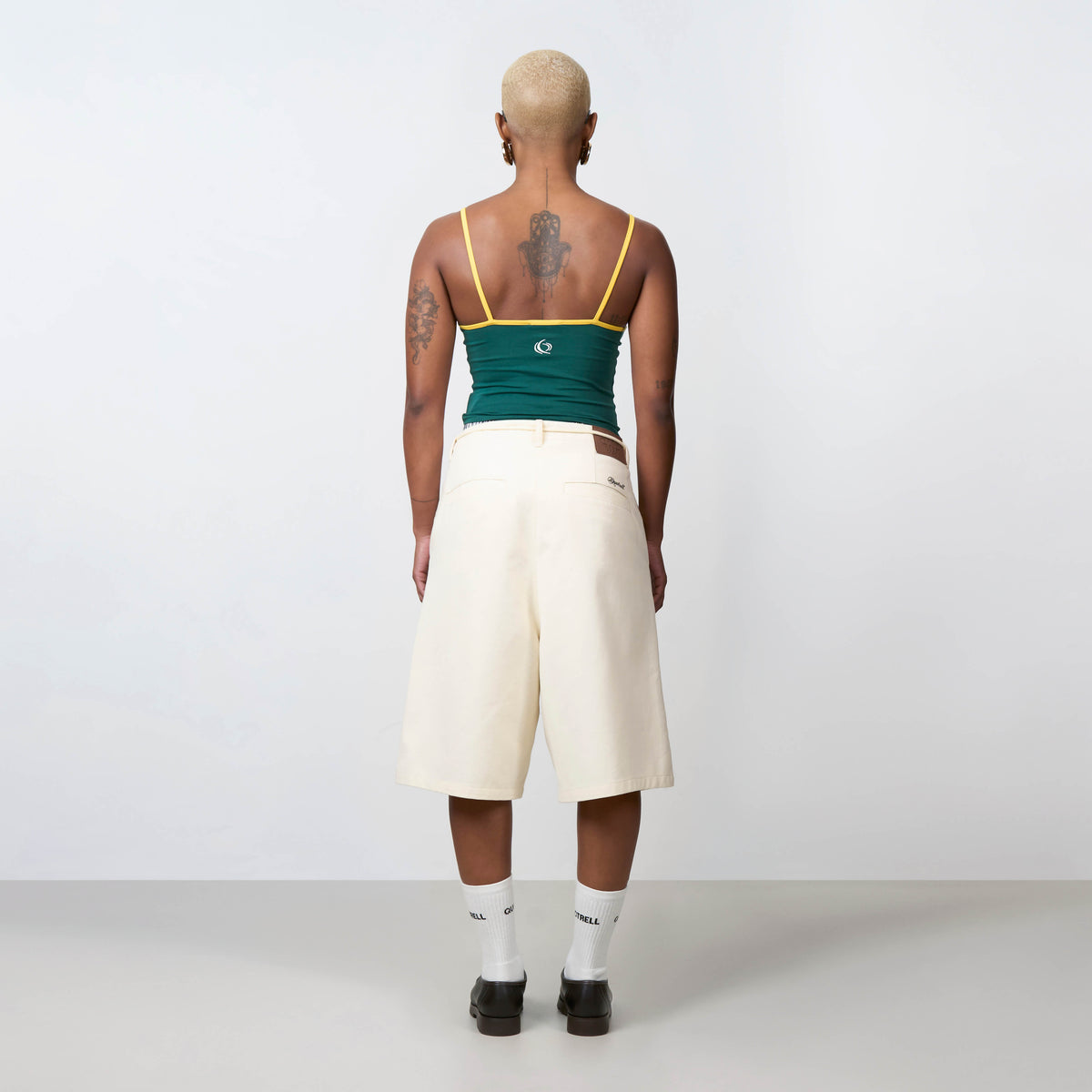 Nina Top in green and yellow