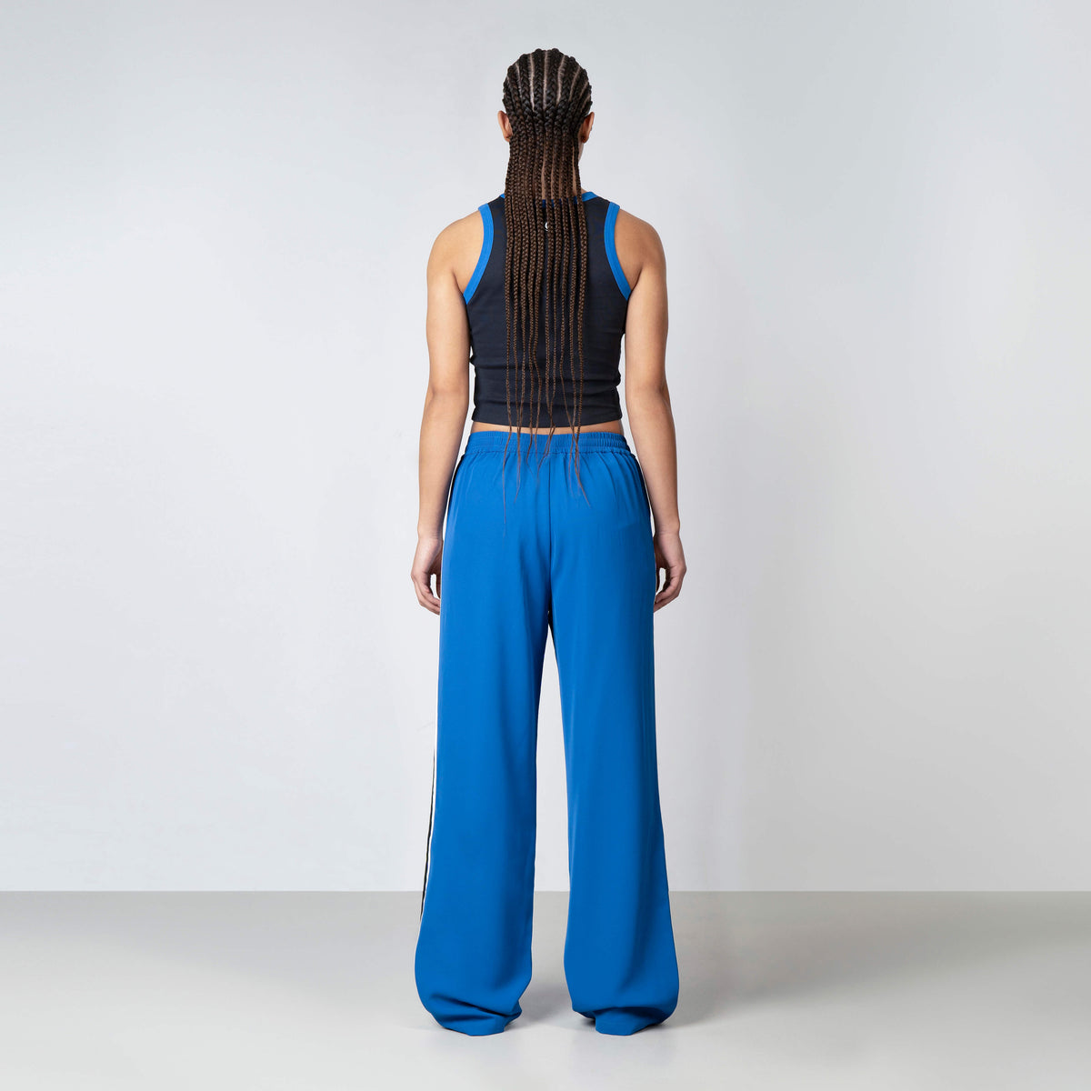 Aria Top in navy and blue