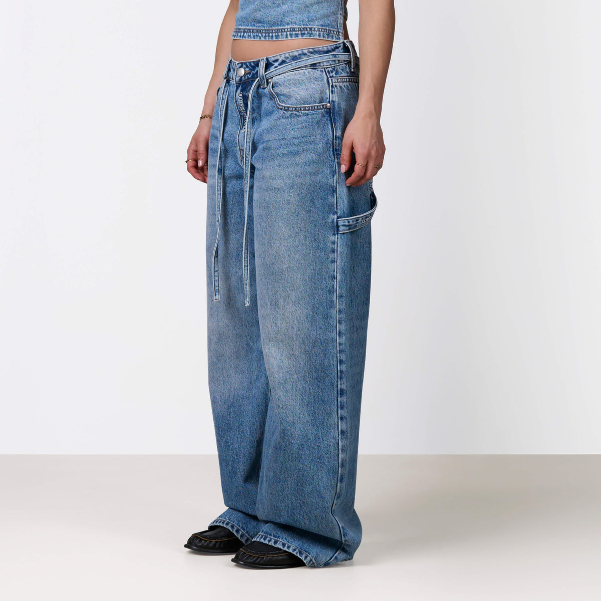 Mila Set in washed blue
