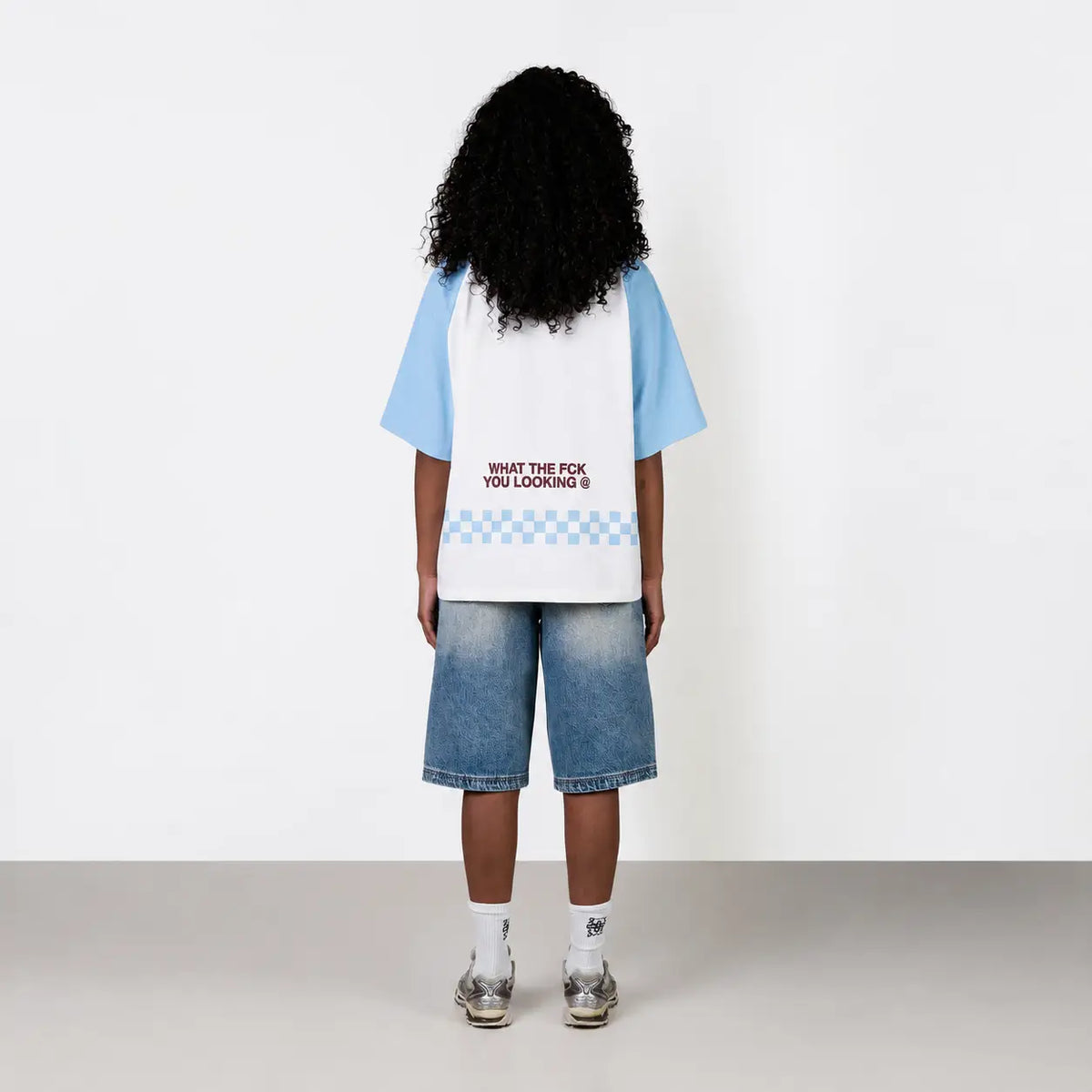 Harlem Denim Short in washed blue