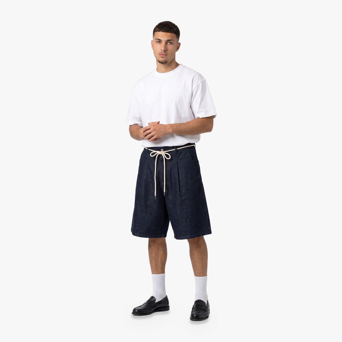 Riot Short in indigo blue