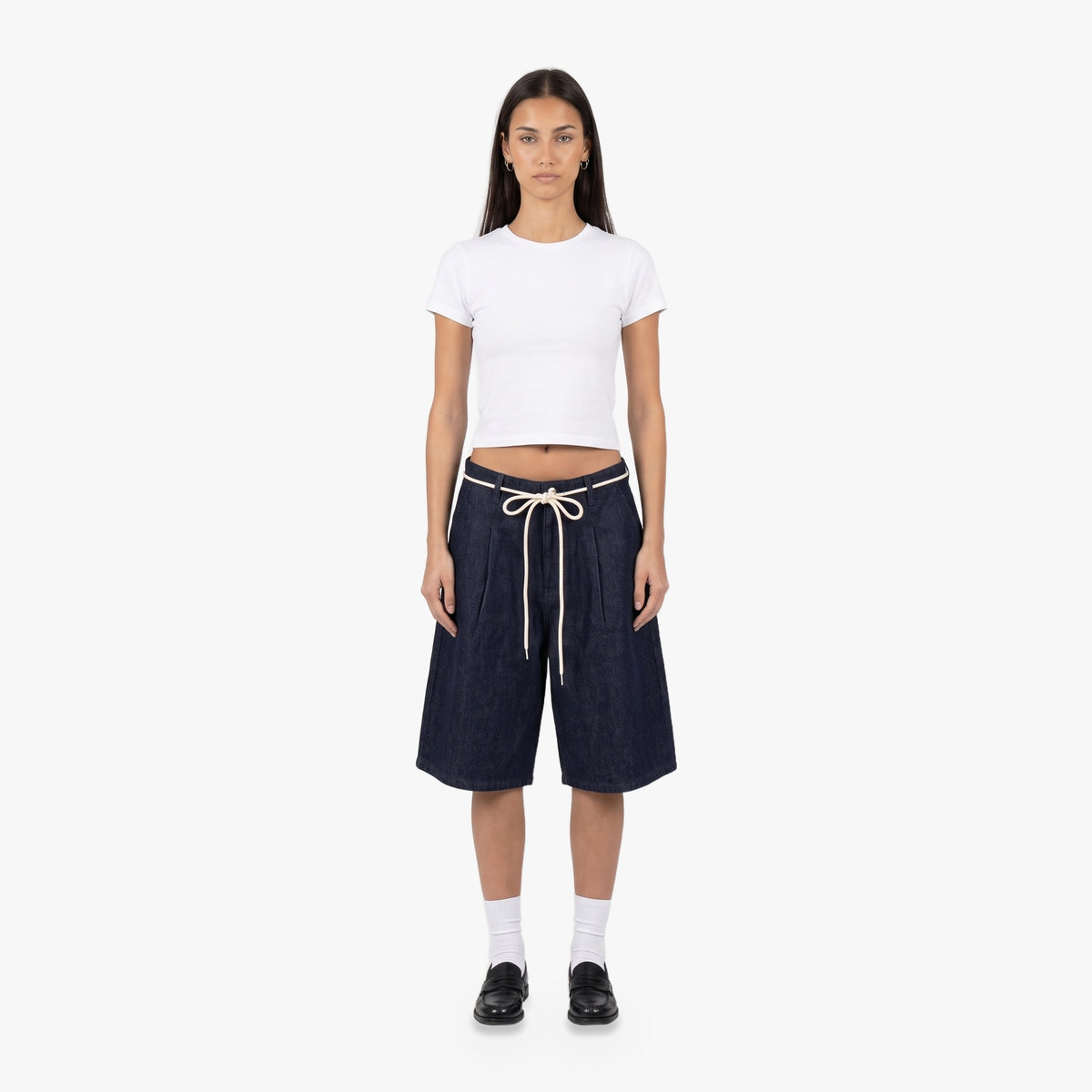 Riot Short in indigo blue
